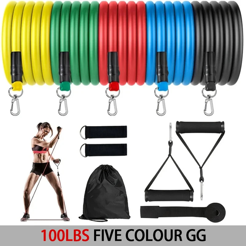 Sport Rubber Band for Fitness Equipment Resistance Bands Elastic Band for Pulling up Gym Exercise Training Portable Body Sports