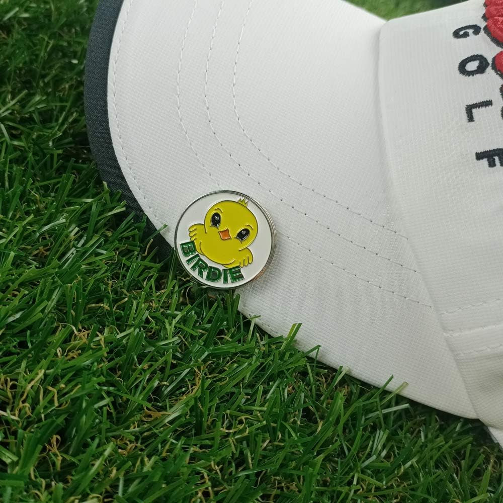 Golf Ball Markers with Hat Clips Value Sets for Men Women Golfer, Removable Attaches Easily to Golf Cap Premium Gifts