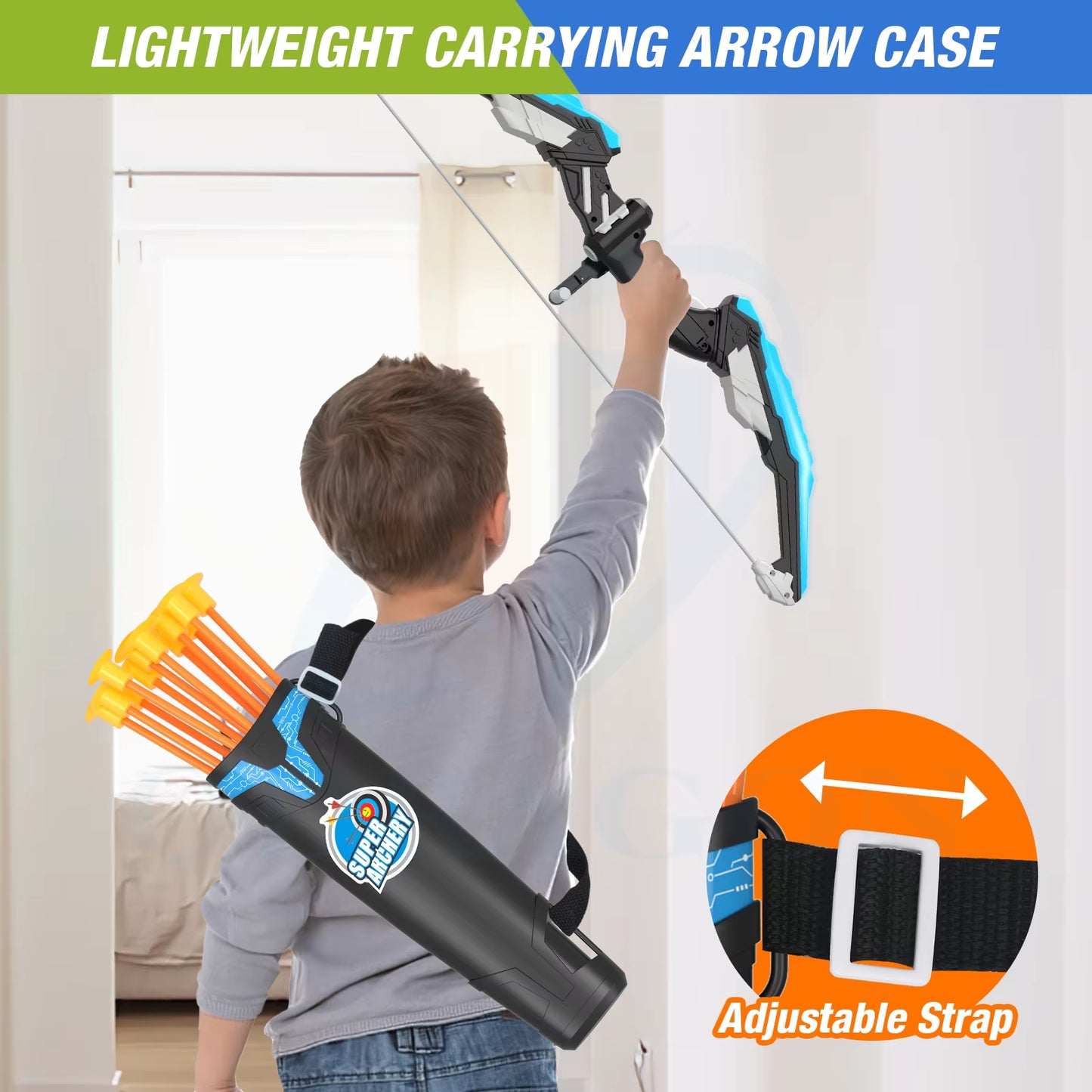 Bow and Arrows for Children Kids Archery Bow Practice Recurve Bow Outdoor Sports Game Hunting Shooting Toy Boys Gift Bow Kit Set