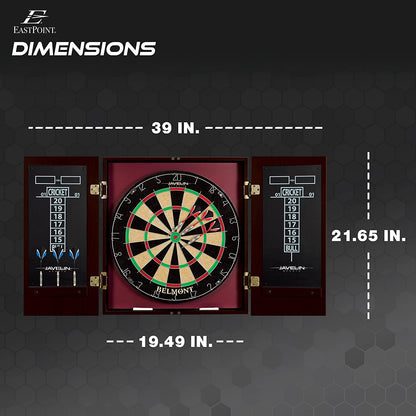 Bristle Dartboard and Cabinet Sets- Features Easy Assembly - Complete with All Accessories