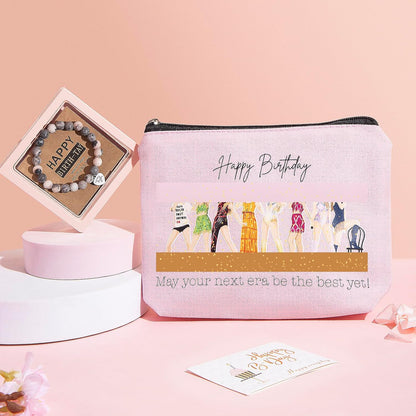 Happy Birthday Gifts for Women Friendship, Rose Birthday Gifts Basket for Women Her Girls Daughter Friend Sister Coworker, Bath Relaxing Spa Gifts Set,Self Care Unique Birthday Gifts Box for Women